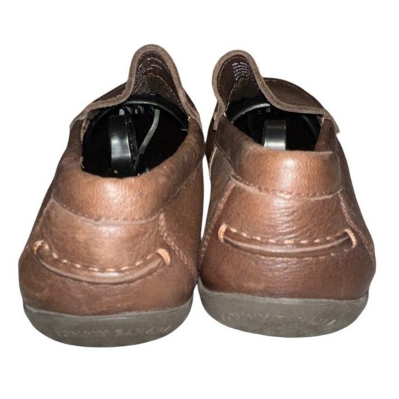 Tommy Bahama Mens Naples Driver Venetian Brown Leather Loafers Size‎ 9M Casual - Picture 5 of 11